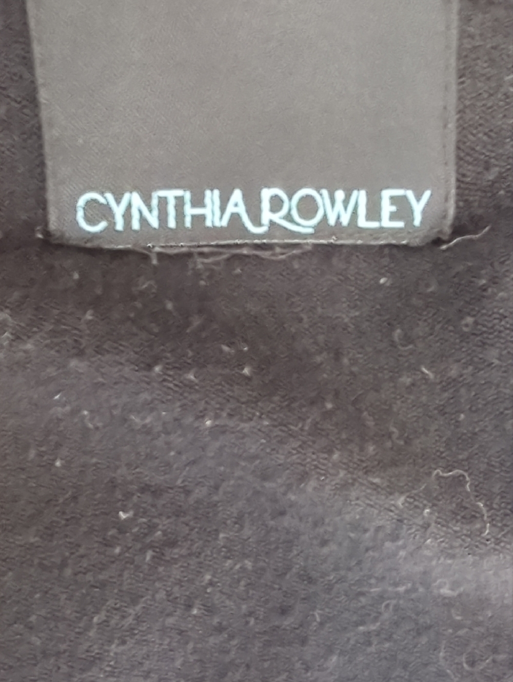 Cynthia Rowley Black Knit Cropped Open Front Cardigan Shrug LARGE - Picture 3 of 7